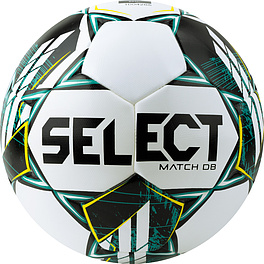 Мяч футб. SELECT Match DВ V23, 0575360004,р.5, FIFA Basic, 32п, ПУ, гибр.сш., бело-зелено-черн